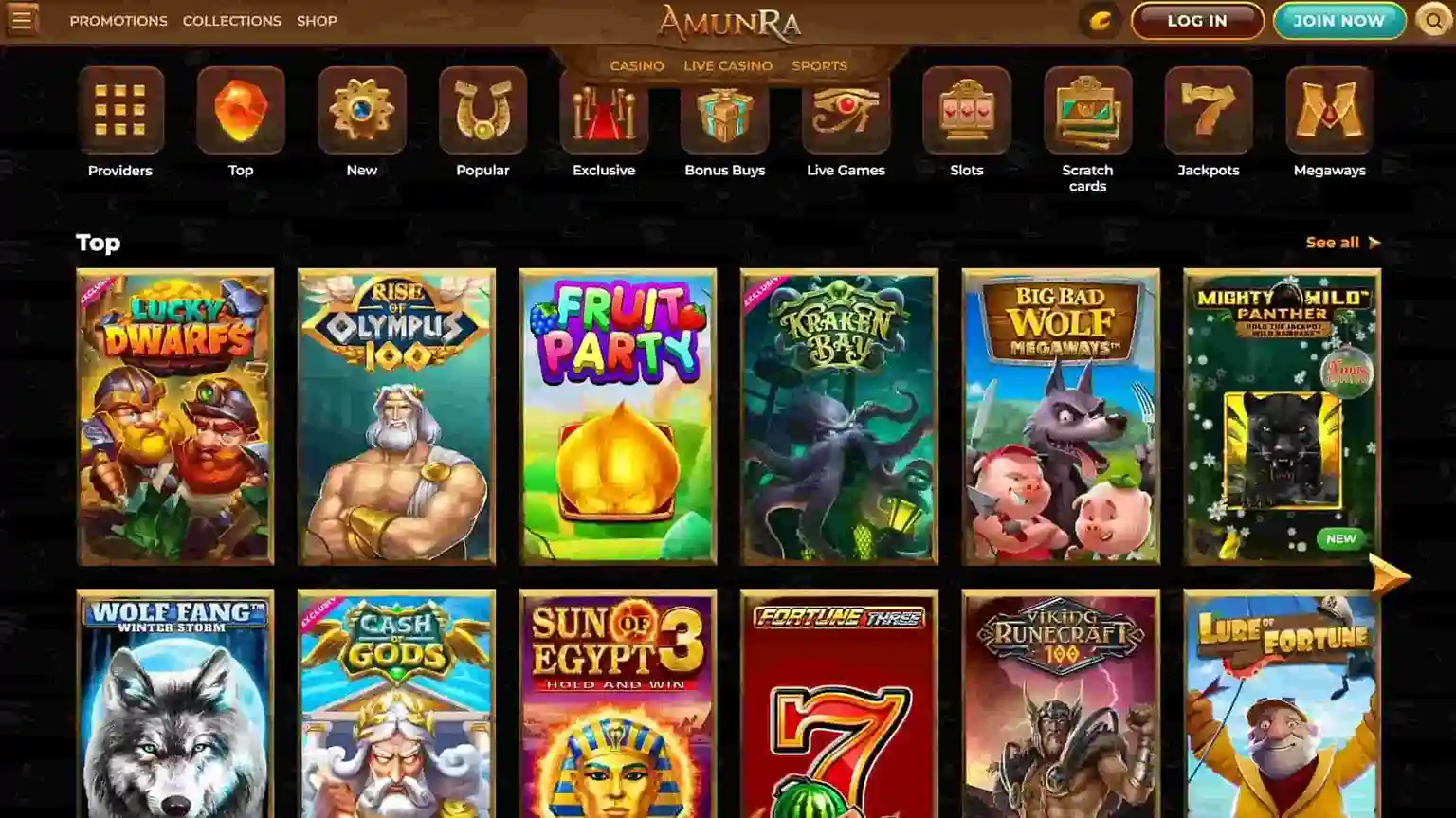 Amunra Casino 3